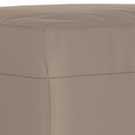 vidaXL Repose-pied Taupe 70x55x41 cm Tissu microfibre