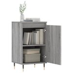 vidaXL Buffet sonoma gris 40x35x70 cm bois d'ingénierie