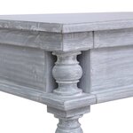 vidaXL Bureau 115x50x78 cm Bois d'acajou massif