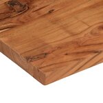 vidaXL Dessus de table 70x20x3 8 cm rectangulaire bois massif d'acacia