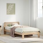 vidaXL Cadre de lit sans matelas 90x190 cm bois de pin massif