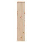 vidaXL Tête de lit avec rangement 140 cm bois massif de pin