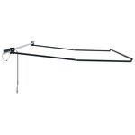vidaXL Cadre de store rétractable électrique Anthracite 4 5 × 3 m