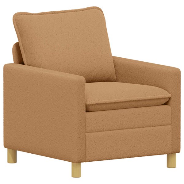 vidaXL Canapé Beige 76 x 81 x 87 5 cm Tissu