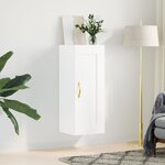 vidaXL Armoire murale blanc 34 5x34x90 cm bois d'ingénierie