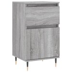 vidaXL Buffet sonoma gris 40x35x70 cm bois d'ingénierie