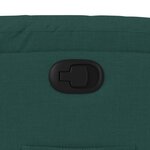 vidaXL Fauteuil inclinable Vert foncé Tissu