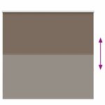 vidaXL Store enrouleur occultant café 145x130cm largeur du tissu