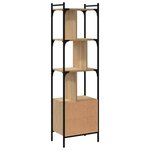 vidaXL Bibliothèque avec porte chêne sonoma 44 5x30x154 5 cm