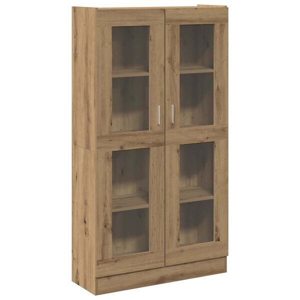vidaXL Buffet haut Chêne artisanal 82 5x30 5x150 cm Bois d'ingénierie