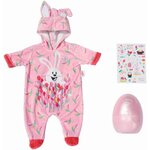 Zapf Creation 830307 - Baby born Oeuf de Pâques avec costume de Pâques
