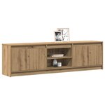 vidaXL Unites TV 2 Pièces Marron 180 x 34 x 50 cm Bois d'ingénierie