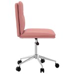 vidaXL Chaise à manger rose similicuir