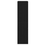 vidaXL Armoire Chêne noir 100 x 50 x 200 cm Bois d'ingénierie