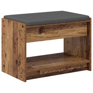 vidaXL Banc d'entrée Bois ancien 63 x 38 x 45 cm