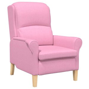 vidaXL fauteuil Rose 76 x 94 x 102 cm tissu