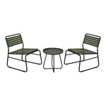 Ensemble de bistrot avec table basse et 2 chaises vert noir 03_0009407