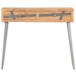 vidaXL Table console 90 x 30 x 75 cm Bois d'acacia massif