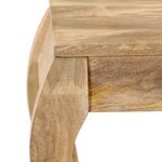 vidaXL Table d'appoint 45x45x40 cm Bois de manguier massif