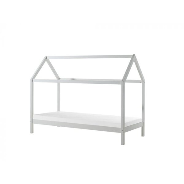 Dallas Lit LP 90X200cm Blanc + Matelas Basic Cool 200x90cm epaisseur 10cm