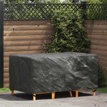 vidaXL Housse pour meubles Uni Noir 160 x 100 x 70 cm 600D