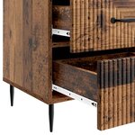 vidaXL Cabinet de chevet Bois ancien 43 x 41 x 66 5 cm