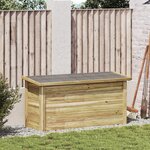vidaXL Boîte de rangement 44x119x57 cm Bois imprégné de pin
