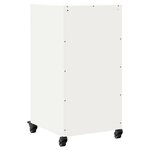 vidaXL Buffet blanc 36x39x72 cm acier laminé à froid