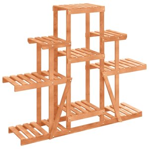 vidaXL Support à fleurs 110x25x96 cm bois massif de sapin