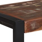 vidaXL Banc Multicolore 100x35x45 cm en Bois Massif Récupéré