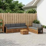 vidaXL Ensembles de canapés 8 pc Bois d'Acacia Massif