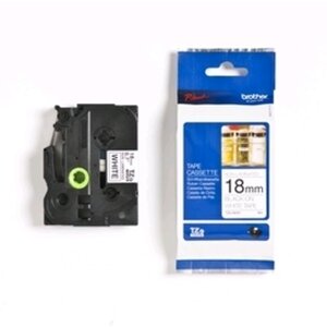 Tze-n241 cassette à ruban 18mm x8m noir/blanc brother