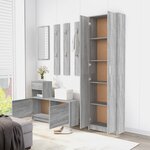 vidaXL Garde-robe couloir Sonoma gris 55x25x189 cm Bois d'ingénierie