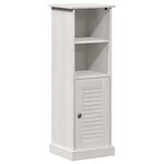 vidaXL Ensemble de mobilier de salle de bain 4 Pièces Blanc antique