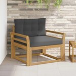 vidaXL Sofa de milieu extérieur Polyester Blanc