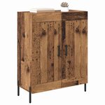 vidaXL Buffet Bois Ancien 69 5 x 34 x 90 cm Bois d'ingénierie et fer