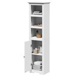 vidaXL Armoire de salle de bain BODO blanc 44x30x160 cm