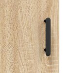 vidaXL Buffet haut Chêne sonoma 34 5x34x180 cm Bois d'ingénierie