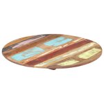 vidaXL Dessus de table rond 40 cm 15-16 mm Bois de récupération