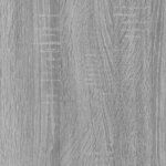 vidaXL Armoire à CD Sonoma gris 100x23x89 5 cm Bois d'ingénierie