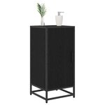 vidaXL Buffet Chêne noir 35 x 35 5 x 76 cm Bois d'ingénierie