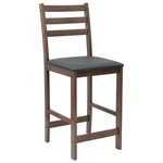 vidaXL Chaises de salle à manger 2 Pièces Marron Clair