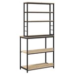 vidaXL Étagère de cuisine Chêne Sonoma 80 x 40 x 168 cm