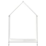 vidaXL Portant de bois chauffage blanc 60x25x90 cm