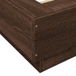 vidaXL Cadre de lit avec lumières LED sans matelas 120x190cm
