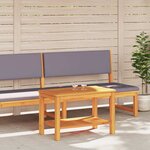 vidaXL Table d'appoint Marron 70 x 40 x 45 cm Bois d'Acacia Massif