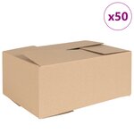 vidaXL Boîte Pliable 50 Pièces 35x24x15 cm