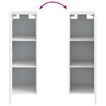 vidaXL Cabinet de Salle de Bain Mural Blanc 33 x 34 5 x 100 cm