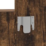 vidaXL Table de Toilette Marron 60 x 40 x 70 cm Bois d'ingénierie