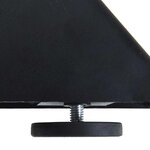 vidaXL Pied de table à manger en forme d'araignée  anthracite  120 x 68 x (72-73) cm  acier